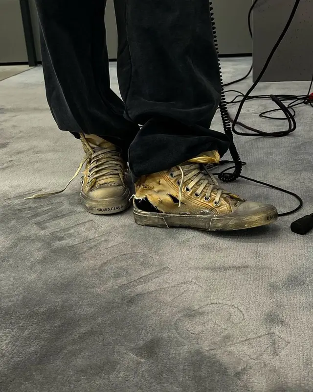 Lil Uzi Vert outfit in Balenciaga, 2022