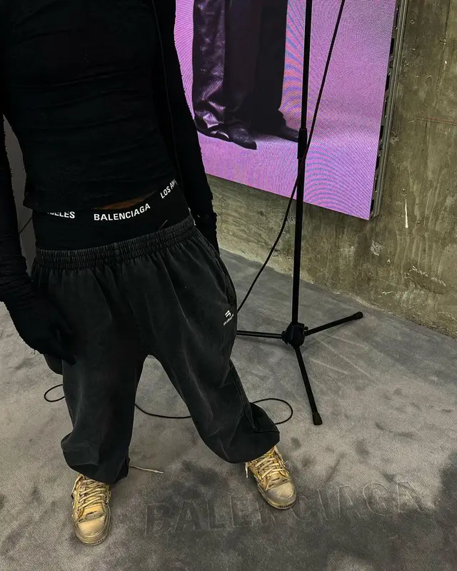 Lil Uzi Vert outfit in Balenciaga, 2022