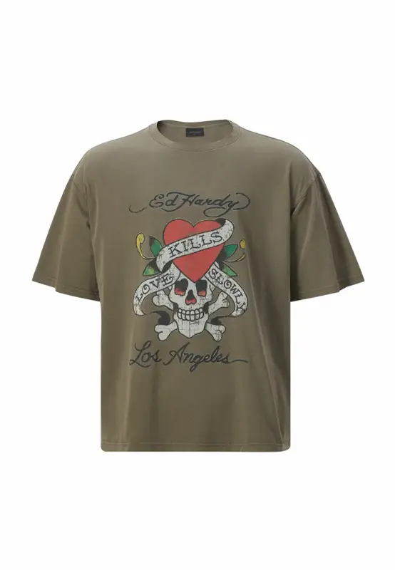 Ed Hardy Love Kills Slowly T-Shirt $50