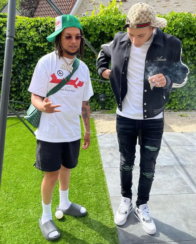 ADF Samski outfit in Amiri, Jordan, and Gucci, 2022
