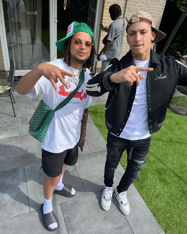 ADF Samski outfit in Amiri, Jordan, and Gucci, 2022