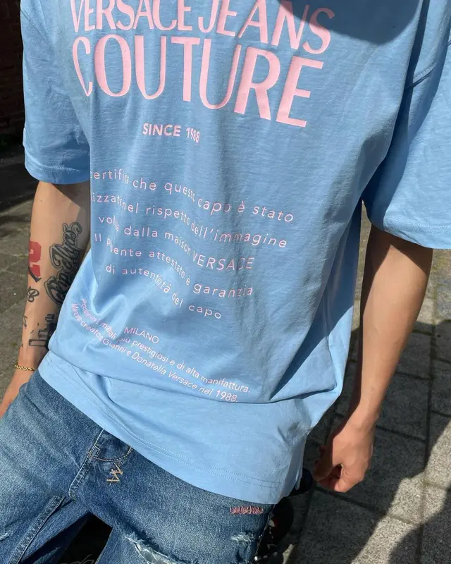 ADF Samski outfit in Versace, Ksubi, and Gucci, 2021