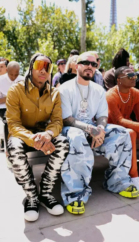 Tyga outfit in Rick Owens, 2022