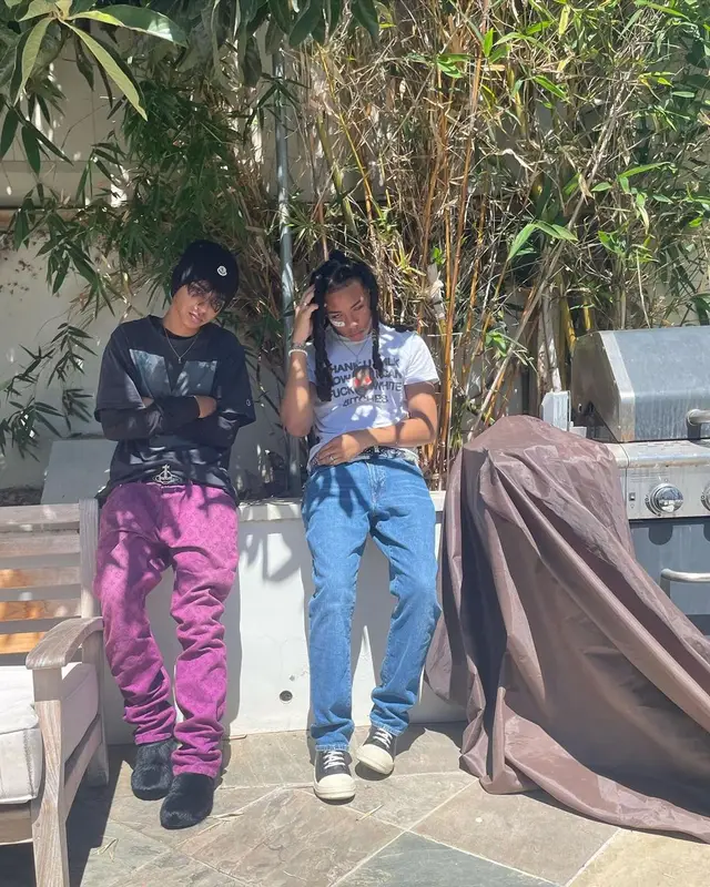 Yung Fazo outfit in Pyrex Vision, Vivienne Westwood, and Moncler, 2022