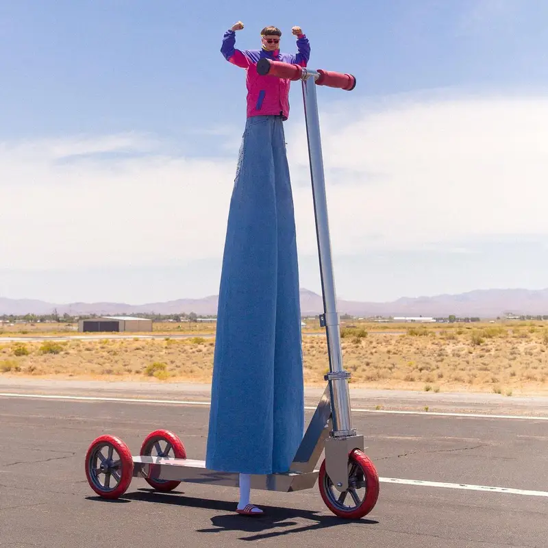 Oliver Tree outfit in Montbell, Oliver Tree Merch, and Adidas, 2020