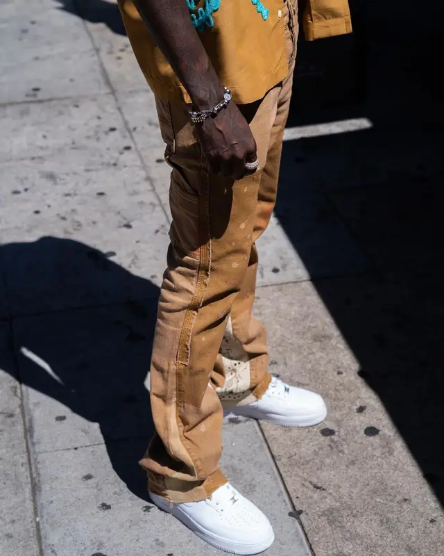 K Camp outfit in Awake NY, Valabasas, and Versace, 2022