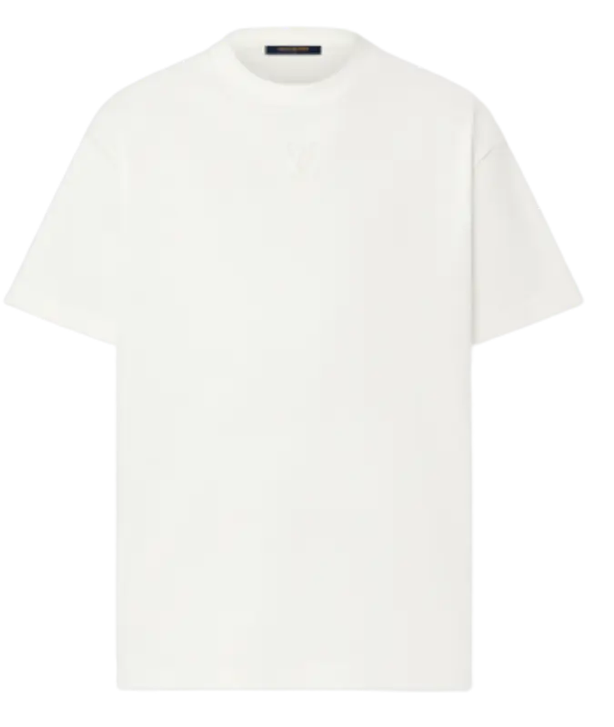 Louis Vuitton Embossed LV T-Shirt Blanc Optique White – Ananastore.il