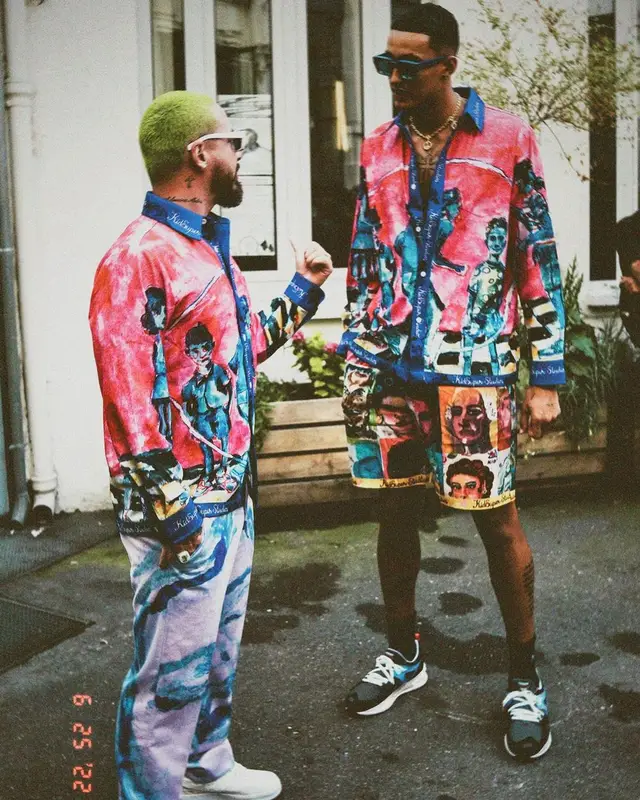 J Balvin outfit in KidSuper and Nike, 2022
