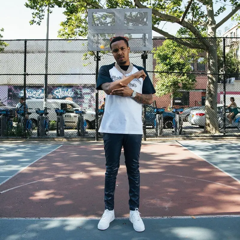 G Herbo outfit in Dior, Monfrere, and Nike, 2022