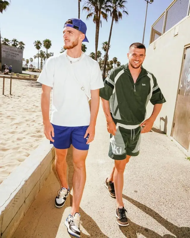Mason Mount outfit in Kith, Nike, and Travis Scott Merch, 2022