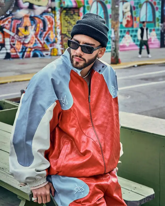 Manuel Turizo outfit in Daily Paper and Lanvin, 2022