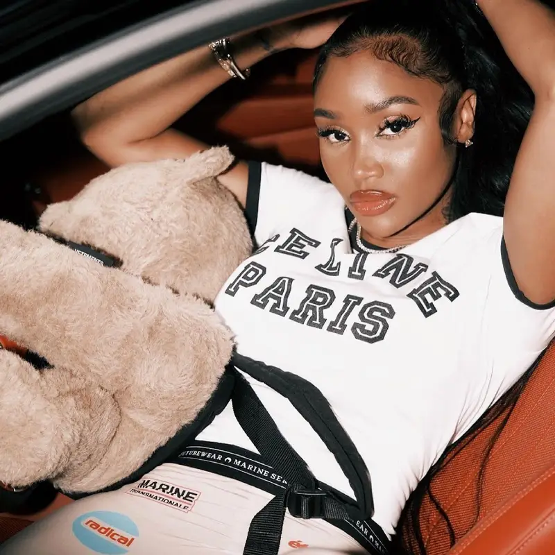 Karlae outfit in Celine, Vetements, and Marine Serre, 2022