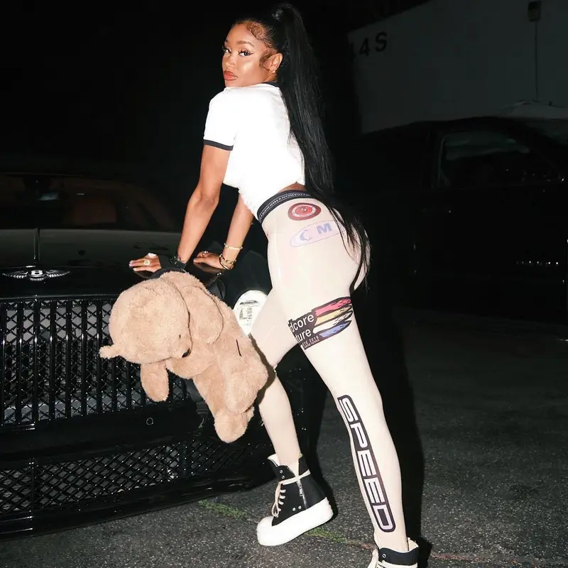 Karlae outfit in Celine, Vetements, and Marine Serre, 2022