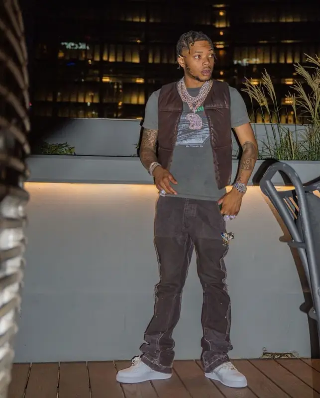 Lil Migo outfit in Sole et. Al, Gallery Dept., and Nike, 2022