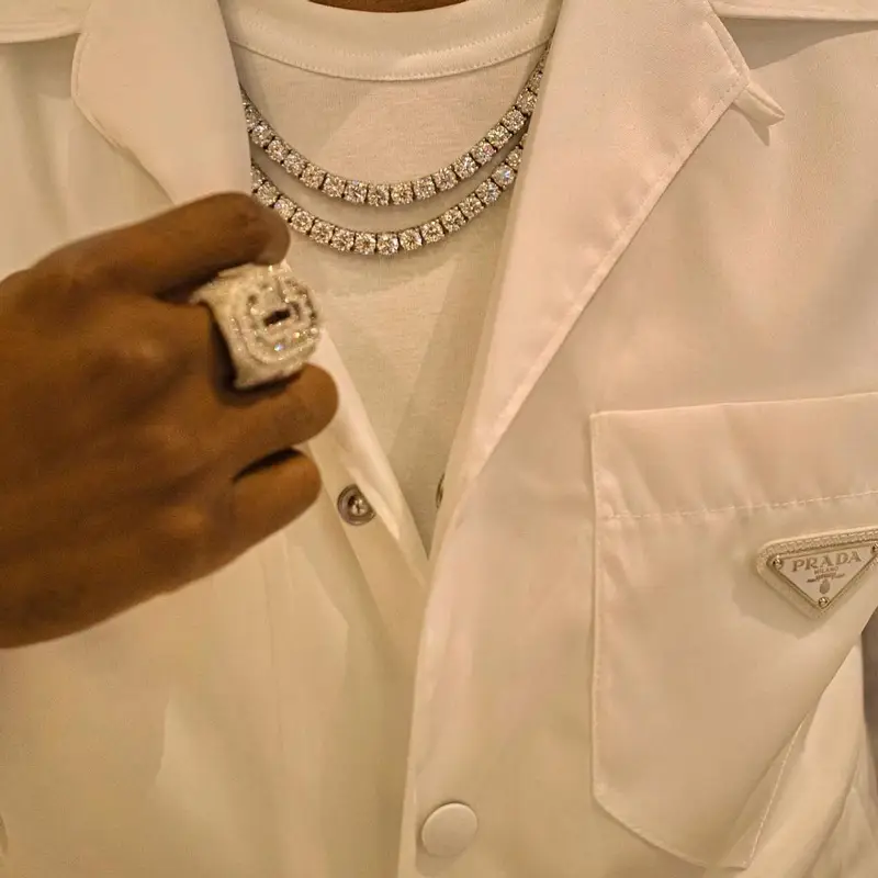 Yo Gotti outfit in Prada and Richard Mille, 2022