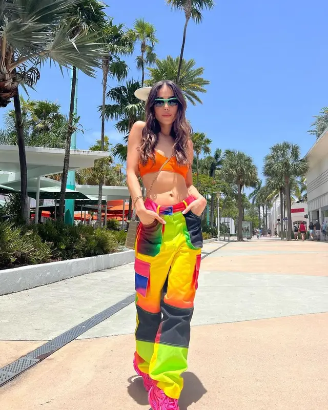 Danna Paola outfit in Jacquemus, Balenciaga, and Bottega Veneta, 2022