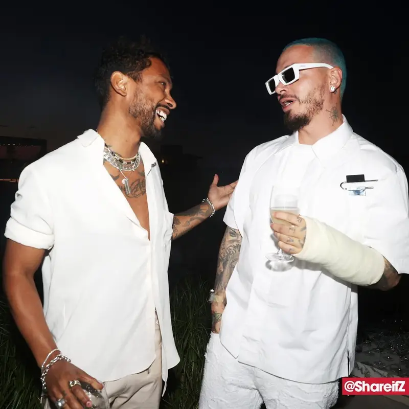 J Balvin outfit in Givenchy and Prada, 2022