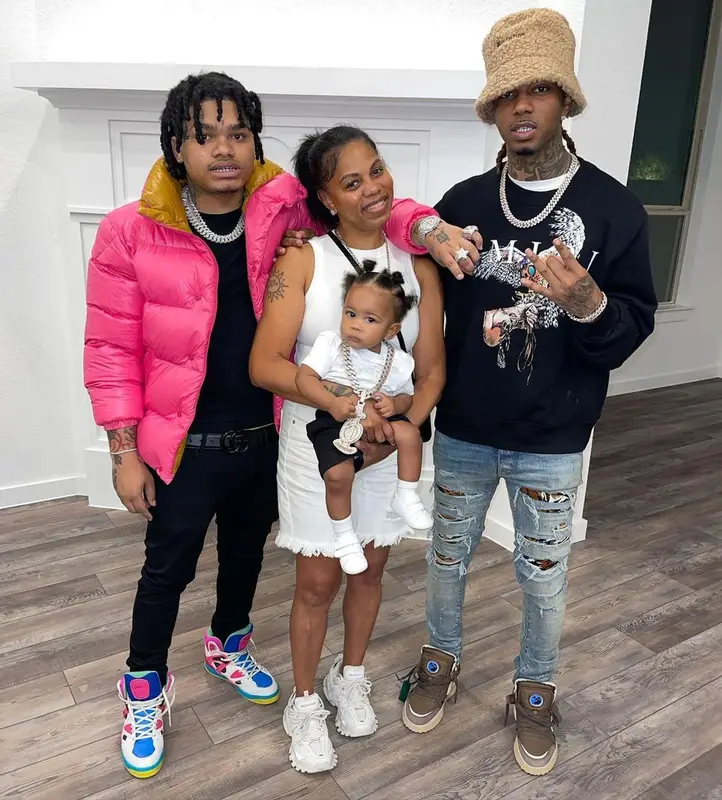No Cap outfit in Moncler, Amiri, and Gucci, 2022