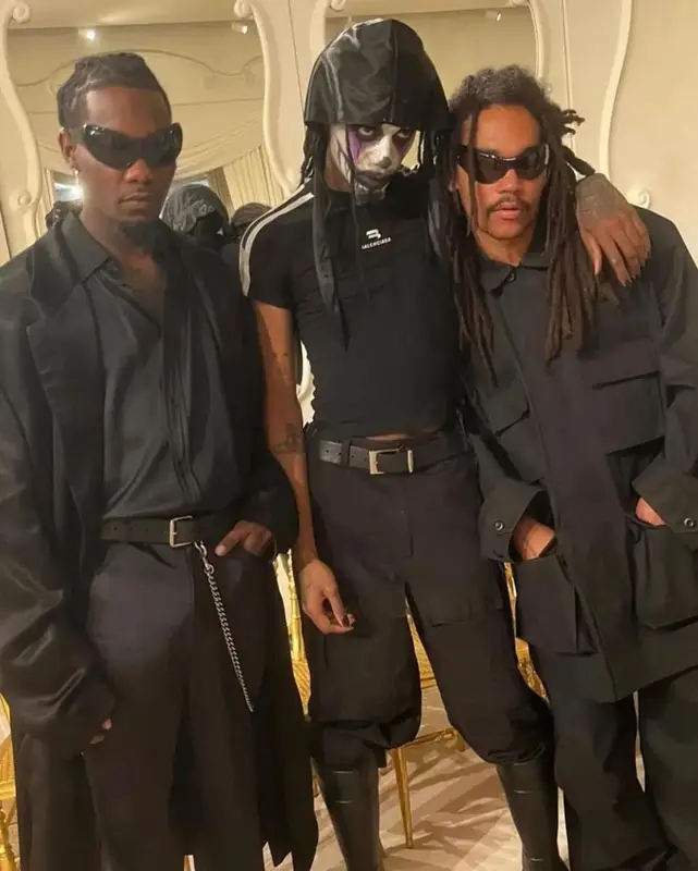 Playboi Carti outfit in Balenciaga, 2022