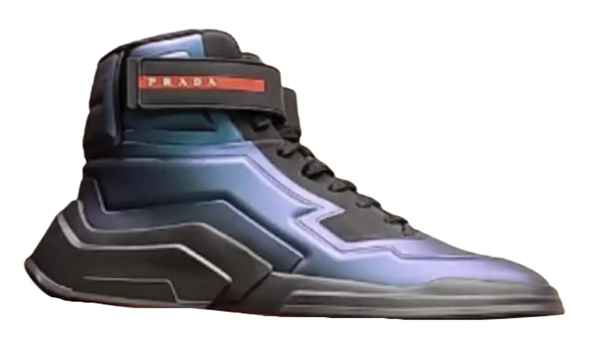 Prada Prada Polarius Black/Iridescent Sneakers | WHAT'S ON THE STAR?