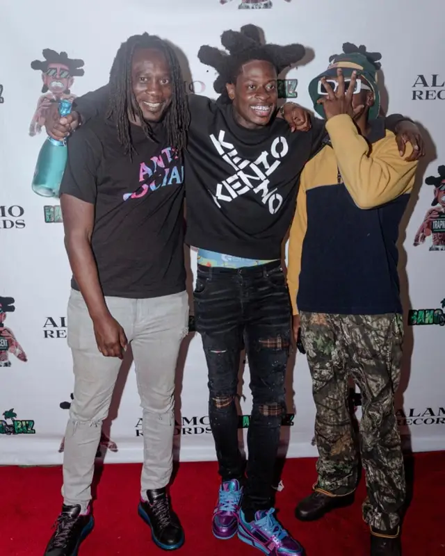 Trapland Pat outfit in Kenzo, Amiri, and Louis Vuitton, 2022
