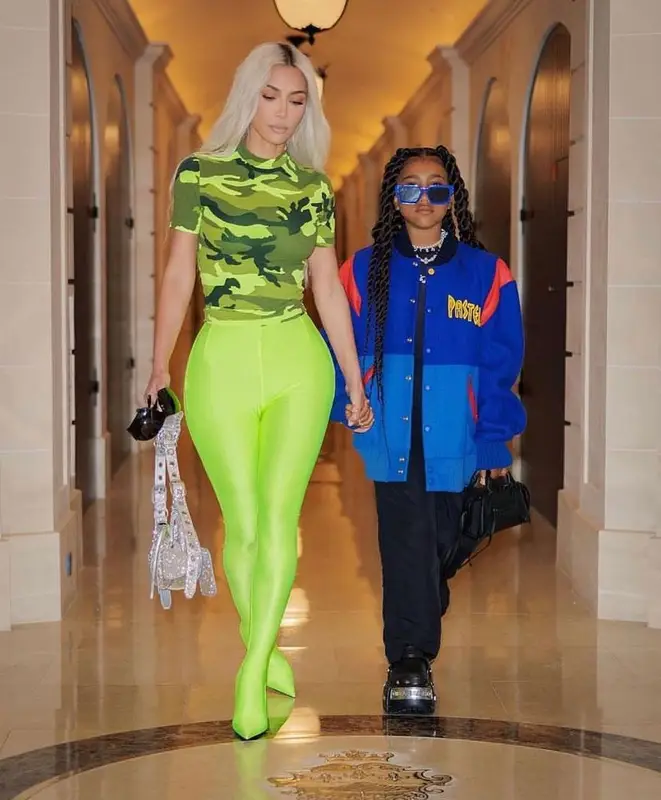 Kim Kardashian outfit in Balenciaga, 2022