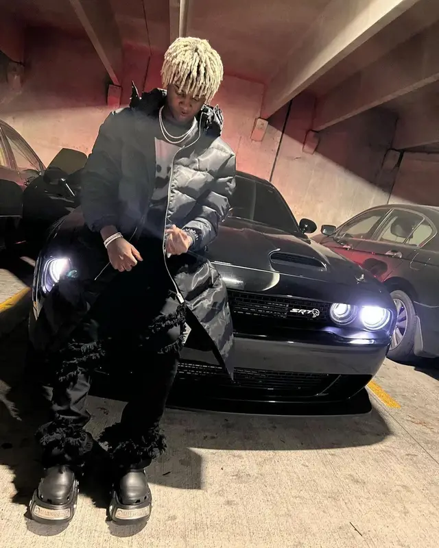 Ken Carson outfit in Alyx, Rick Owens, and Balenciaga, 2022