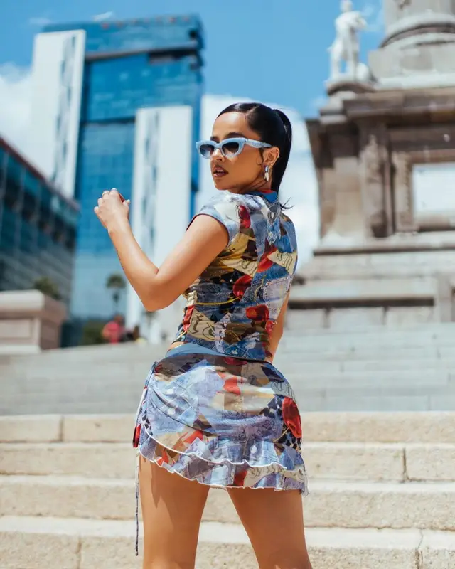 Becky G outfit in I.Am.Gia and Dezi, 2022