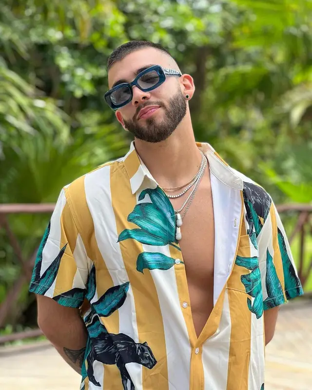 Manuel Turizo outfit in Mavrans, Lanvin, and Dior, 2022