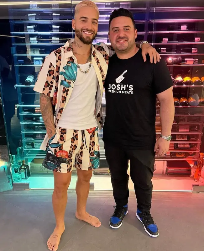 Maluma outfit in Mavrans, 2022