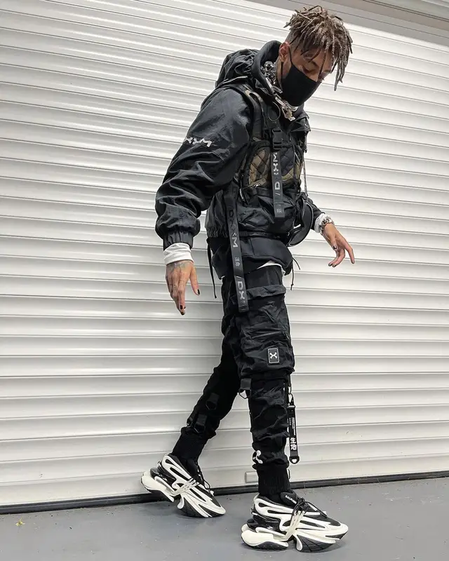 Scarlxrd outfit in DXXMLIFE and Balmain, 2022