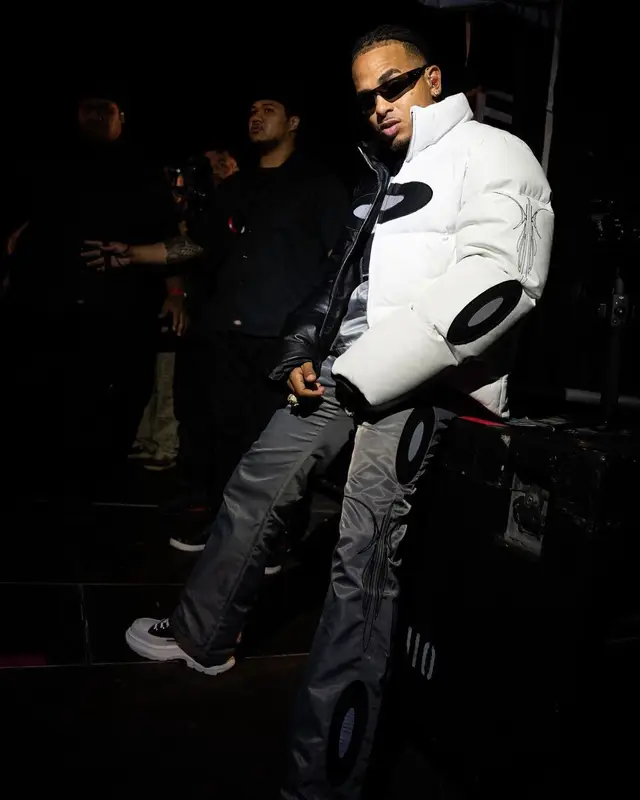 Ozuna outfit in Code, Alexander McQueen, and Balenciaga, 2022