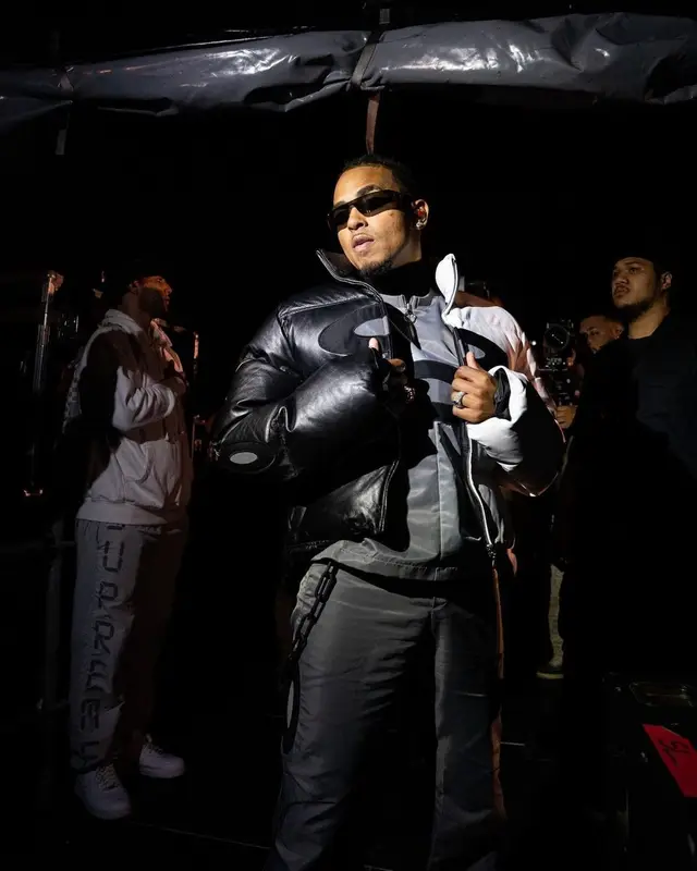 Ozuna outfit in Code, Alexander McQueen, and Balenciaga, 2022