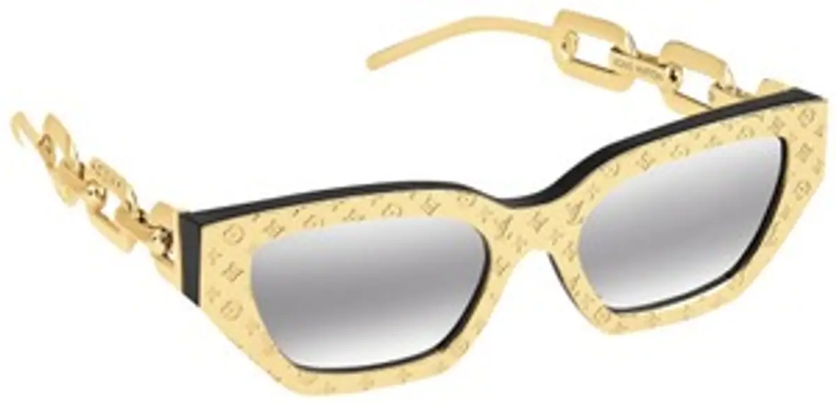 Louis Vuitton® LV Pearl Cat Eye Sunglasses Gold. Size U in 2023