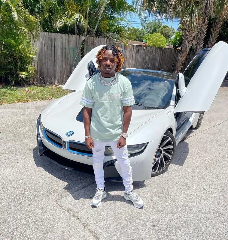 Jackboy outfit in Dior and Amiri, 2022