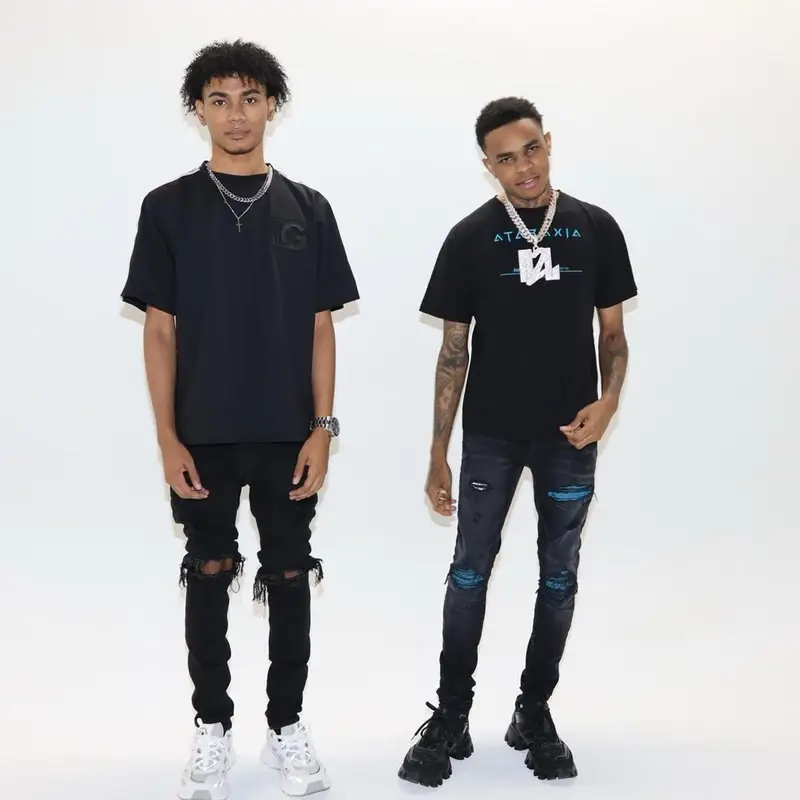 Almighty Jay outfit in Raf Simons, Amiri, and Prada, 2022