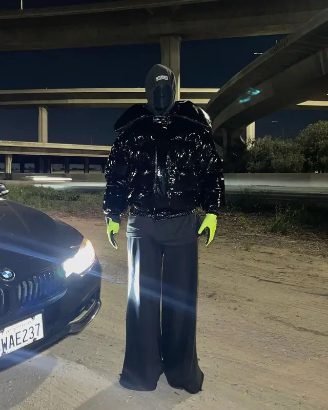 Gab3 outfit in Vetements and Givenchy, 2022