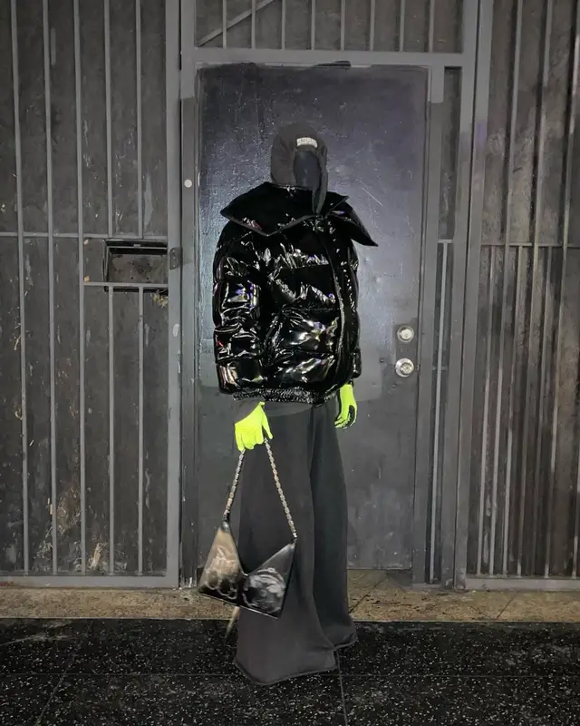 Gab3 outfit in Vetements and Givenchy, 2022