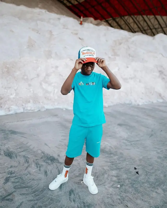 Bouba Savage outfit in Off-White, Nike, and Sicko, 2022