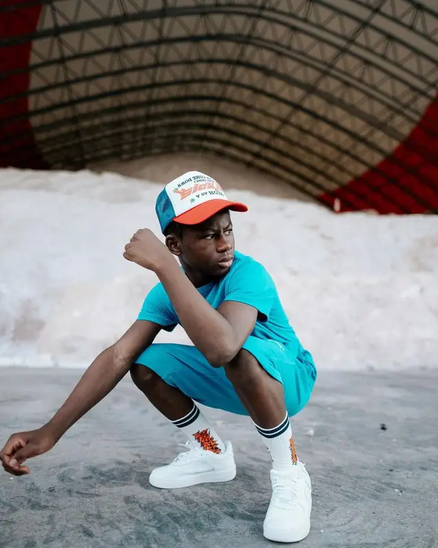 Bouba Savage outfit in Off-White, Nike, and Sicko, 2022