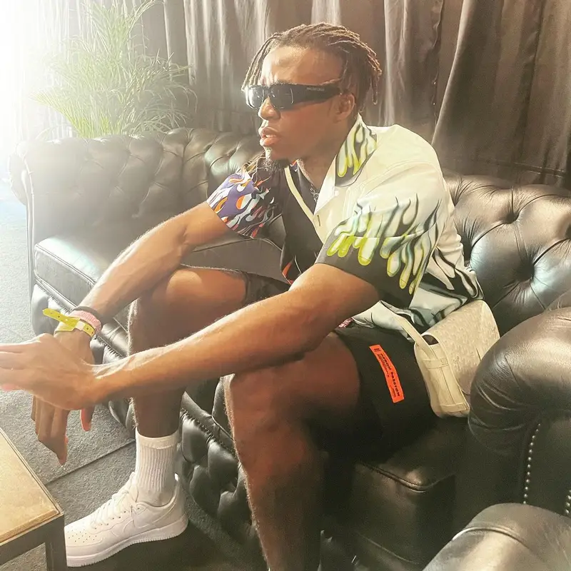 Wilfried Zaha outfit in Prada, Goyard, and Balenciaga, 2022