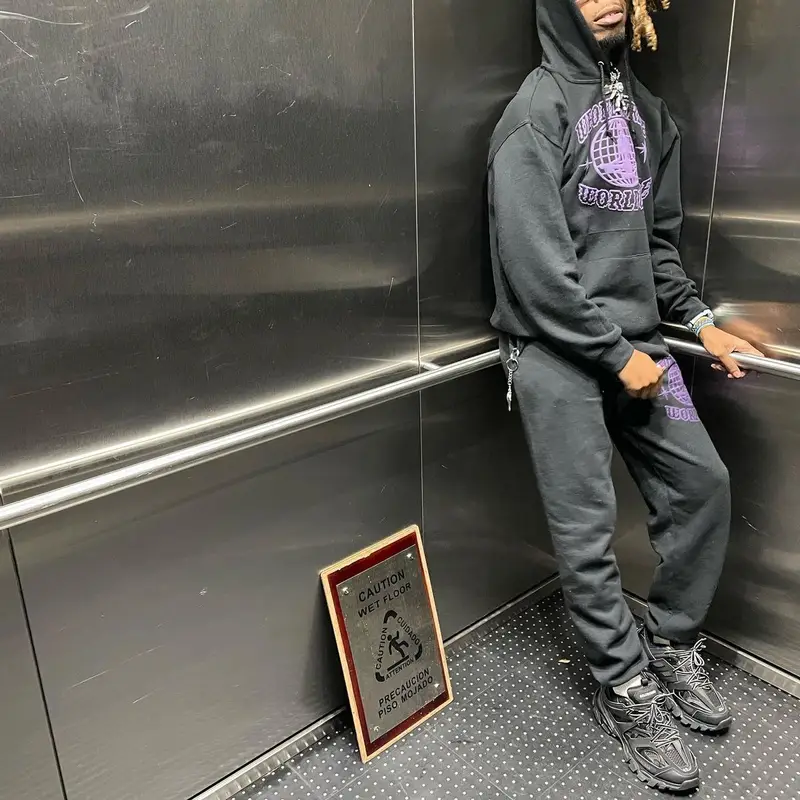 BoofPaxkMooky outfit in Balenciaga, 2021