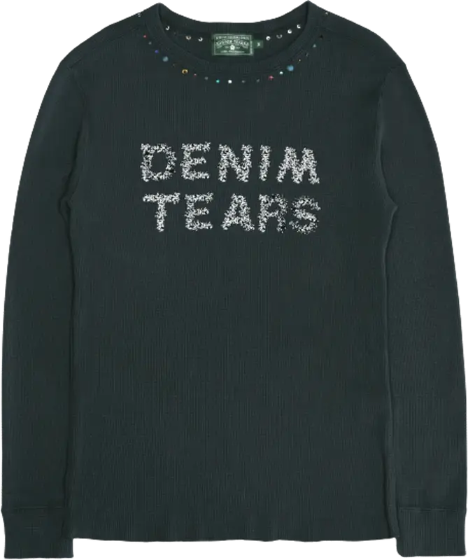 Denim Tears Rhinestone Thermal Sweater $220