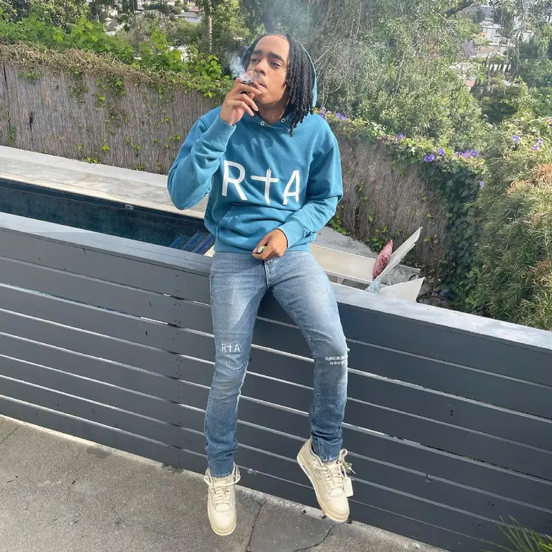 Lil Mouse outfit in Rta, Jordan, and Off-White, 2021