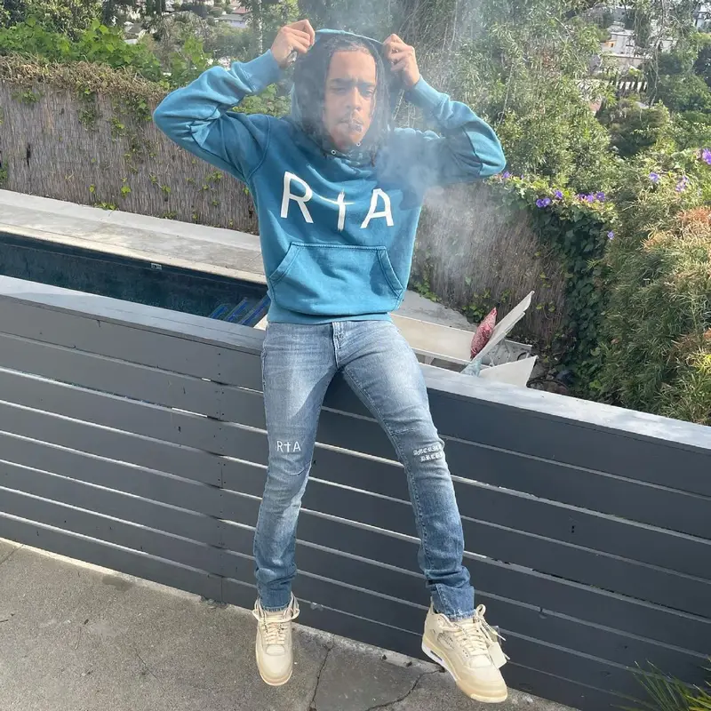 Lil Mouse outfit in Rta, Jordan, and Off-White, 2021