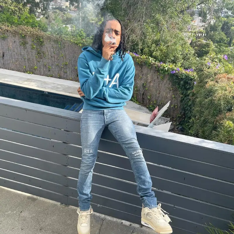 Lil Mouse outfit in Rta, Jordan, and Off-White, 2021