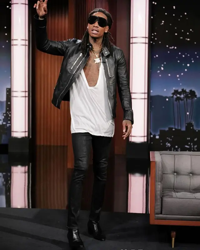 Wiz Khalifa outfit in Rick Owens, 2022