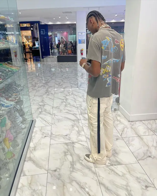 Shai outfit in Vintage, Rick Owens, and Nike, 2022