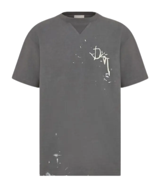 Dior Gray Logo T-Shirt $1050