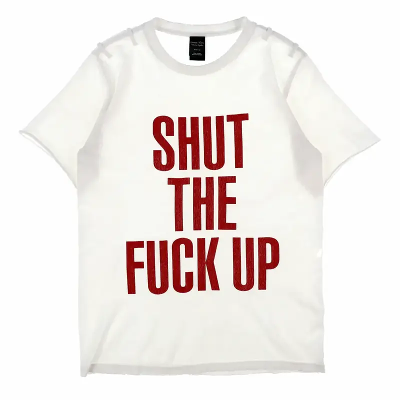 Number (N)ine Shut The Fuck Up T-Shirt | WHAT'S ON THE STAR?